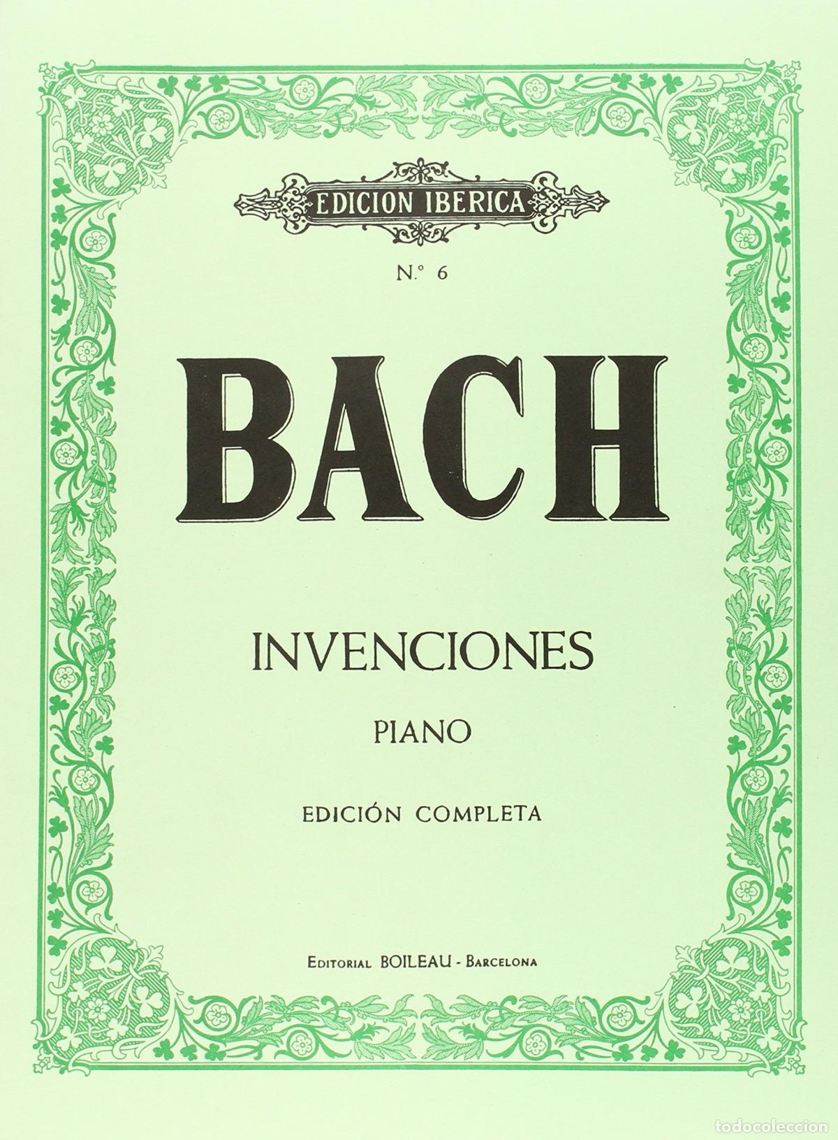 Libri: INVENCIONES PIANO - Bach, Johann Sebastian