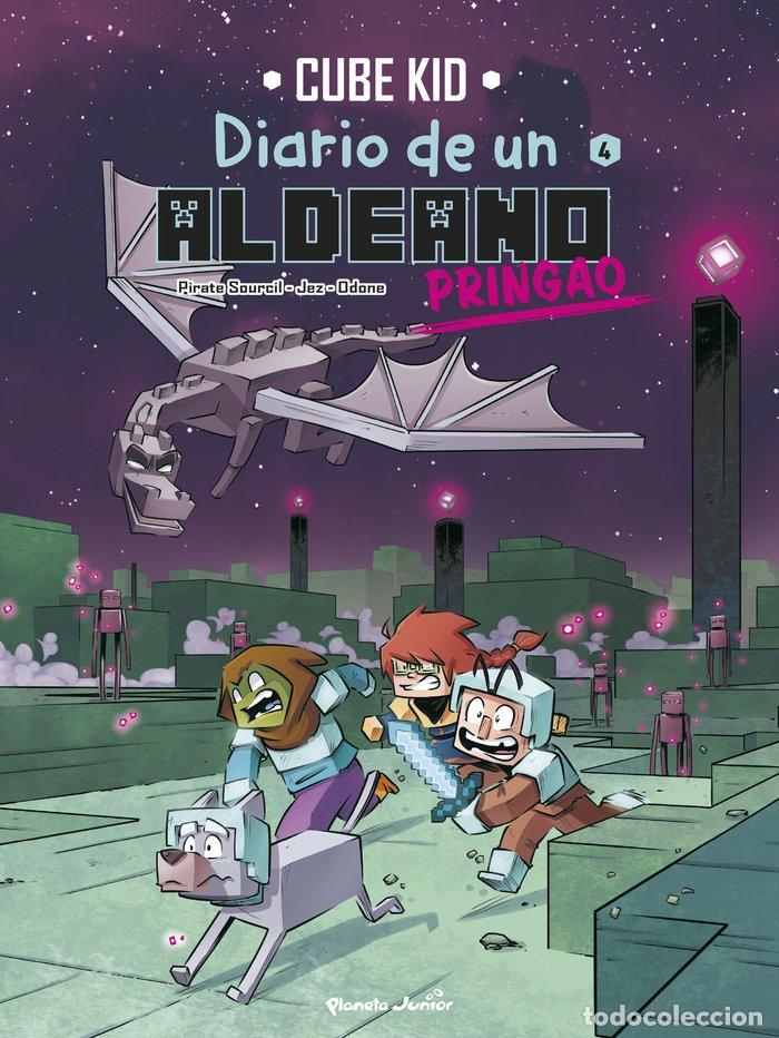 Libros: MINECRAFT DIARIO DE UN ALDEANO PRINGAO COMIC 4 - CUBE KID