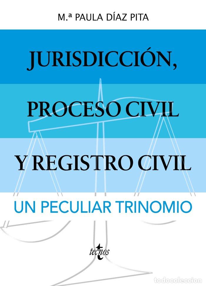 Libros: JURISDICCION PROCESO CIVIL Y REGISTRO CIVIL: UN PECULIAR TR - DIAZ PITA, M&ordf; PAULA