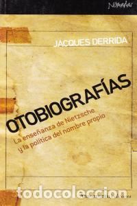 Livres: OTOBIOGRAFIAS - DERRIDA, JACQUES