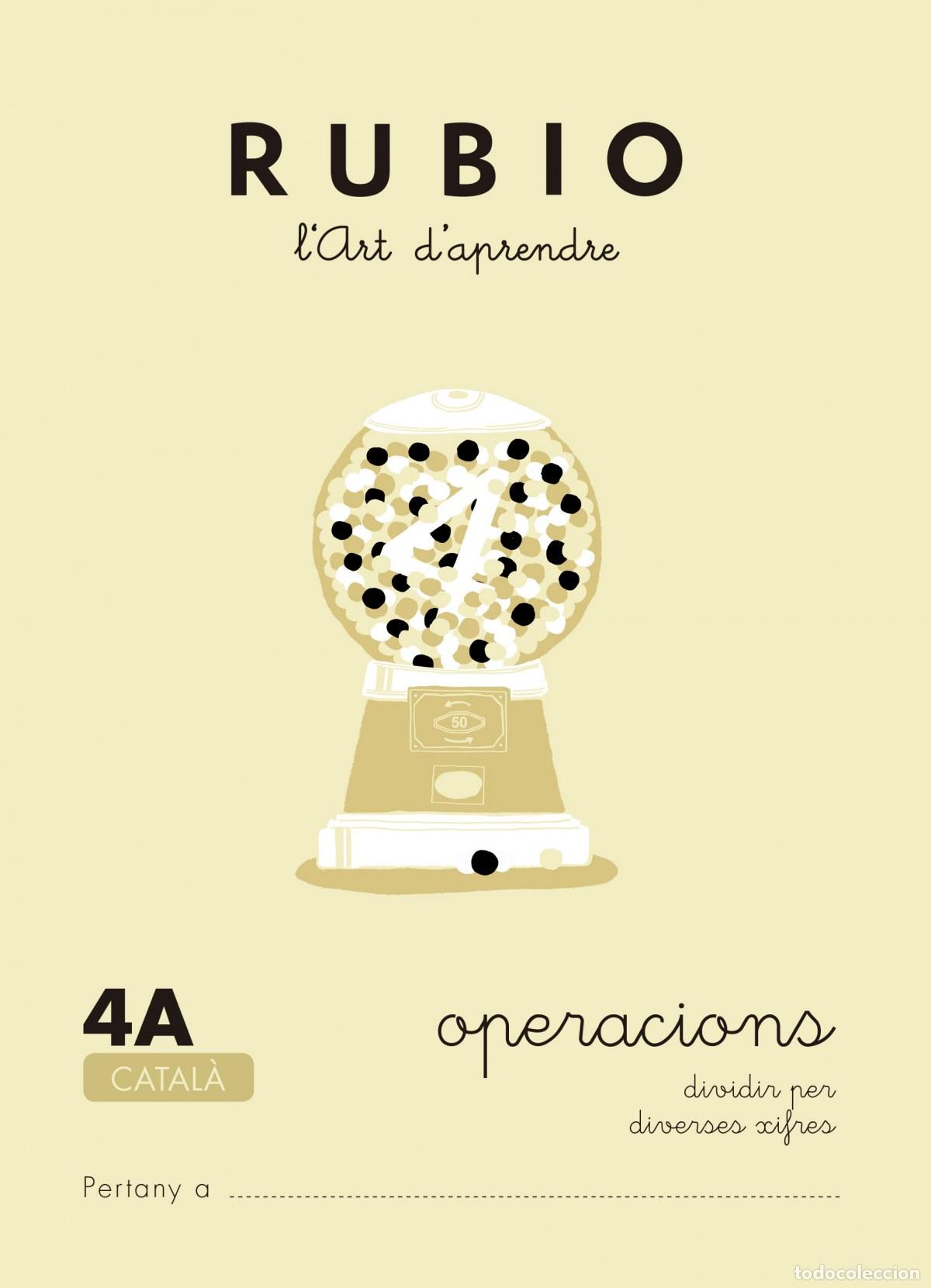 Livres: RUBIO, L'ART D'APRENDRE. OPERACIONS 4A - Rubio Polo, Enrique