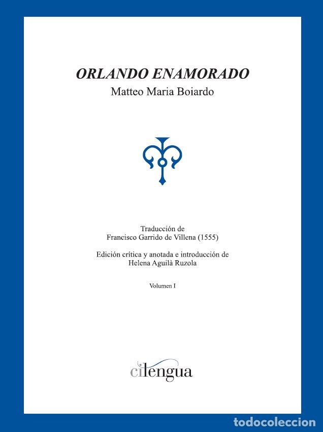 Libros: PACK ORLANDO ENAMORADO MATTEO MARIA BOIARDO 2 VOL - .