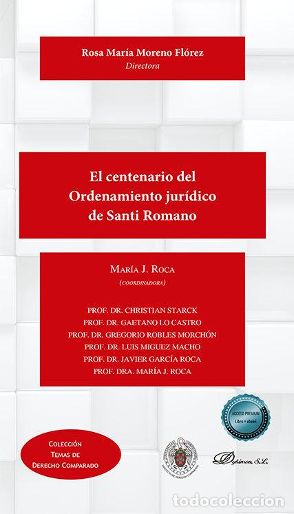 Livres: EL CENTENARIO DEL ORDENAMIENTO JURIDICO DE SANTI ROMANO - .