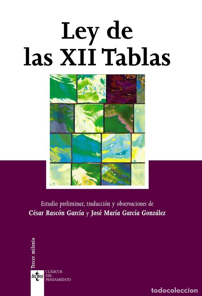 Libros: LEY DE LAS XII TABLAS - AA.VV