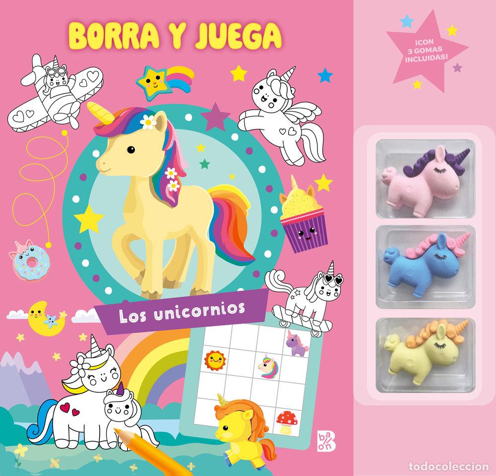 Libros: BORRA Y JUEGA LOS UNICORNIOS - AA.VV