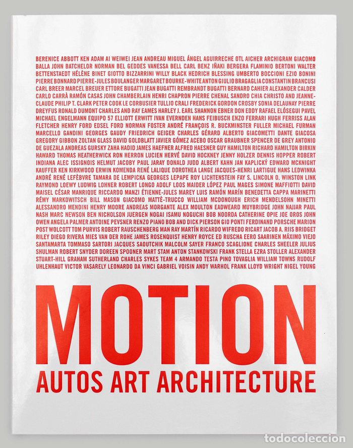 Livres: MOTION AUTOS ART ARCHITECTURE - FOSTER, NORMAN