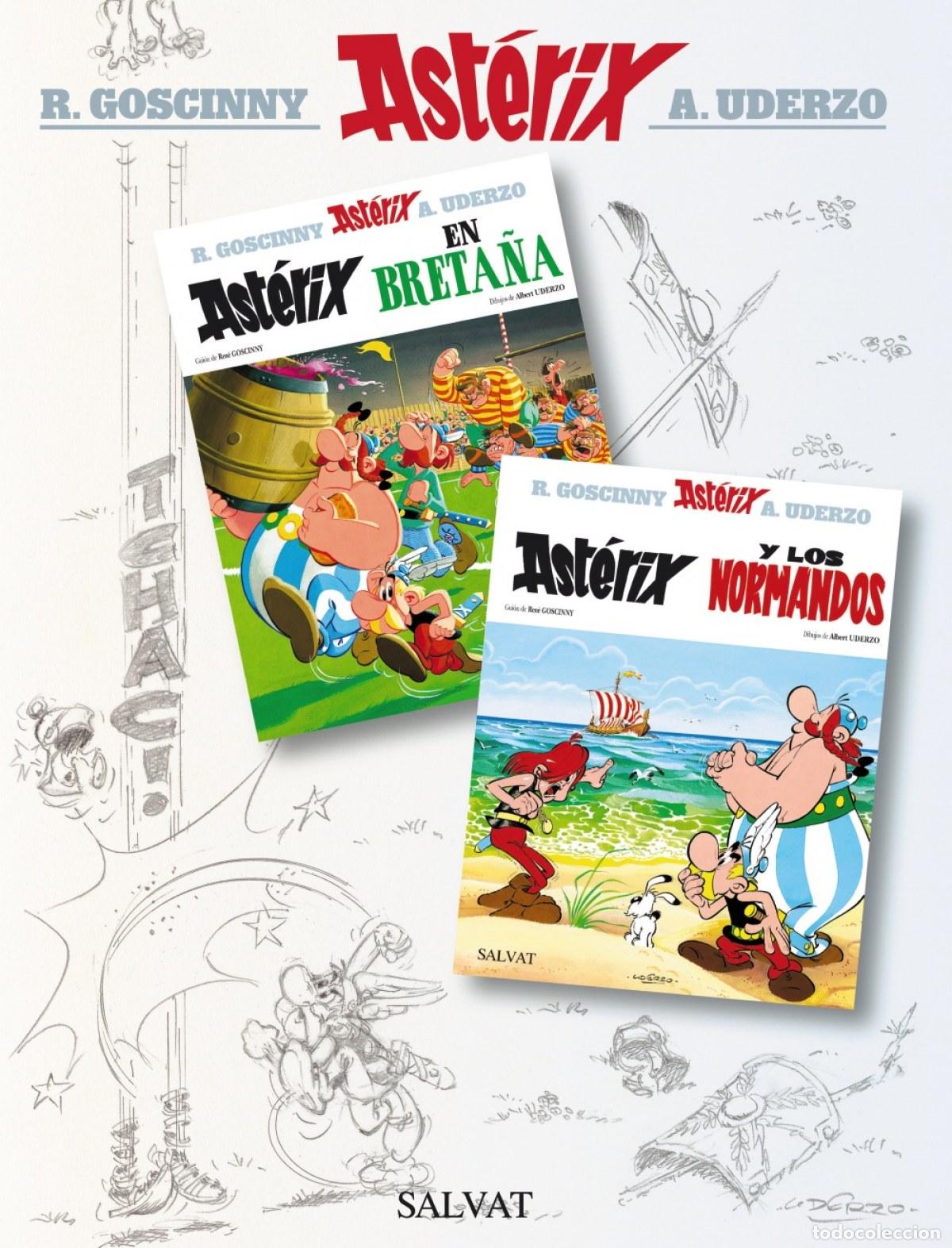 Livros: ASTERIX EN BRETA&Ntilde;A Y ASTERIX Y LOS NORMANDOS - Goscinny, Rene