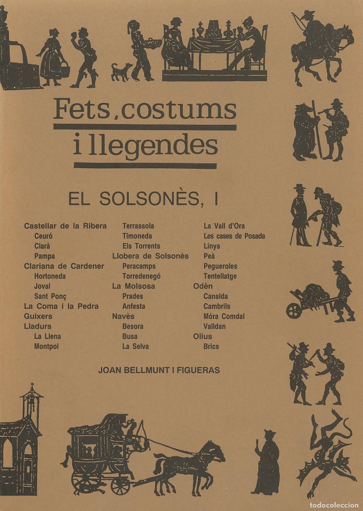 Libros: EL SOLSON&Egrave;S I - BELLMUNT FIGUERAS, JOAN