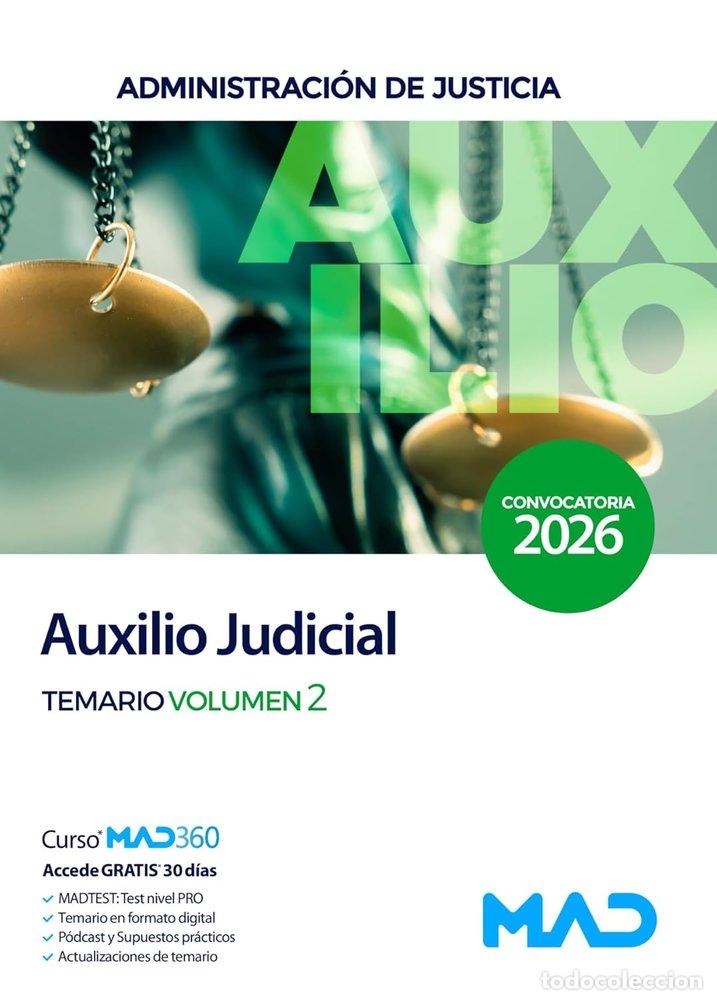 Libros: CUERPO AUXILIO JUDICIAL TEMARIO 2 ADMINISTRACION DE JUSTICIA - AA.VV