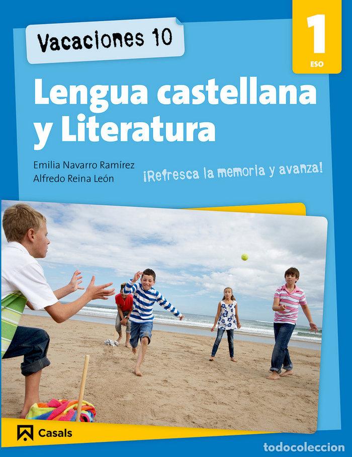 Libros: VACACIONES 10 LENGUA 1&ordm;ESO 13 REFRESCA MEMORIA AVANZA - AA.VV