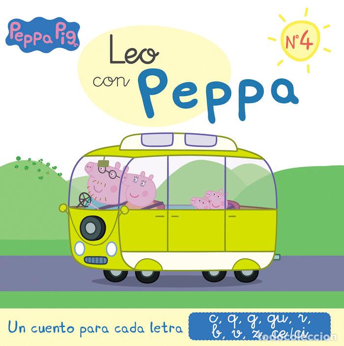 Libros: UN CUENTO PARA CADA LETRA:C,Q,G,GU,R LEO CON PEPPA 4 - AA.VV.