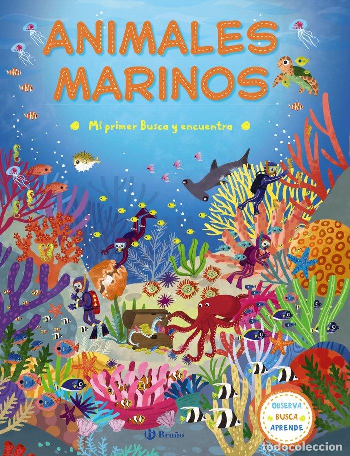 Libros: MI PRIMER BUSCA Y ENCUENTRA ANIMALES MARINOS - AA.VV