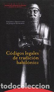 Libros: CODIGOS LEGALES TRADICION BABILONICA - SANMARTIN