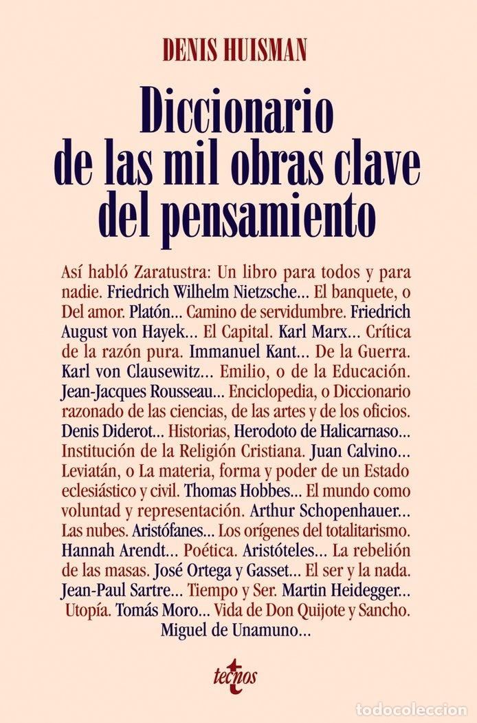 Livros: DICCIONARIO DE LAS MIL OBRAS CLAVE DEL PENSAMIENTO - HUISMAN, DENIS