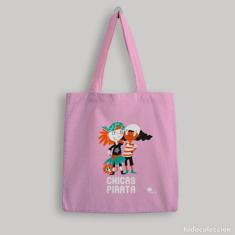 Libros: BOLSA DE TELA CHICAS PIRATA ROSA - GOMEZ
