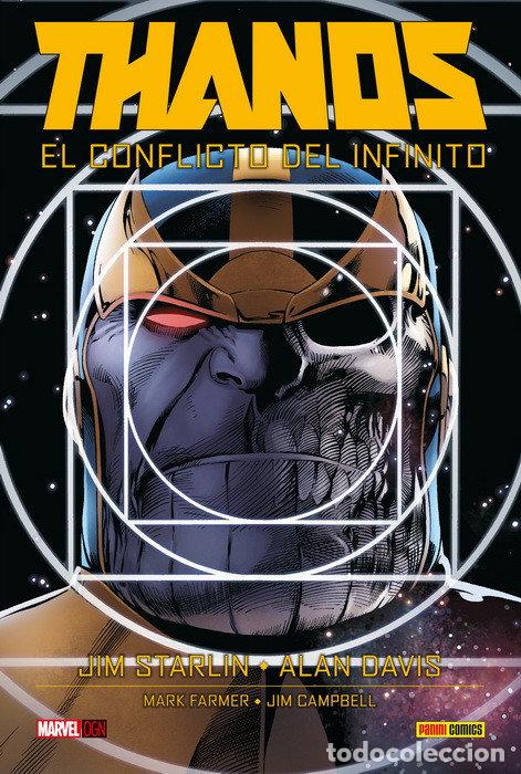 Libri: ORIGINAL GRAPHIC NOVEL THANOS EL CONFLICTO DEL INFINITO - ALAN DAVIS, JIM STARLIN