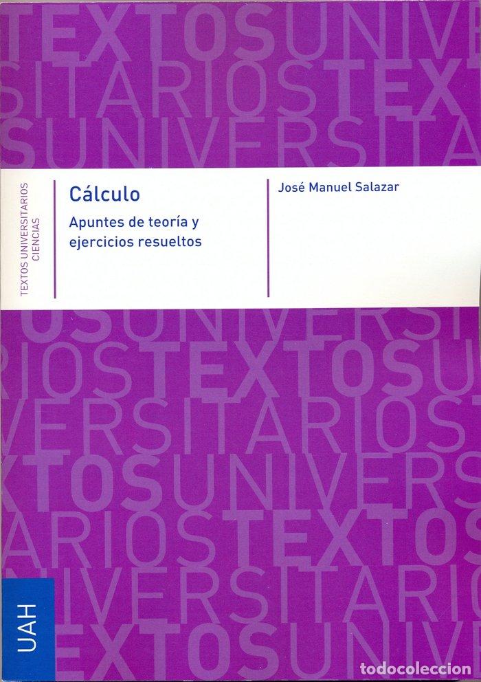 Livros: CALCULO. APUNTES DE TEORIA Y EJERCICIOS RESUELTOS - SALAZAR, JOSE MANUEL