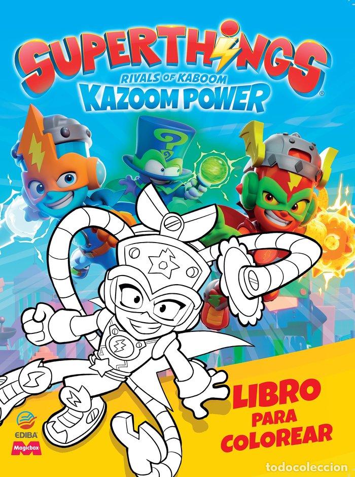 Libros: LIBRO PARA COLOREAR SUPERTHINGS KAZOOM POWER BATTLE - AA.VV.