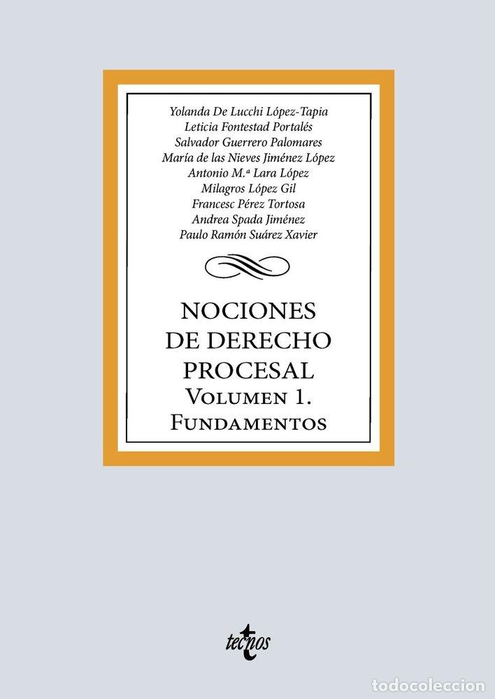 books: NOCIONES DE DERECHO PROCESAL - LUCCHI LOPEZ-TAPIA, YOLANDA DE