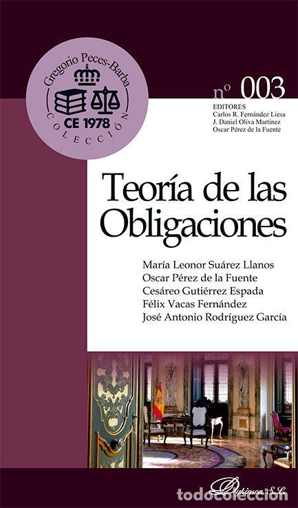 Libros: TEORIA DE LAS OBLIGACIONES - SUAREZ LLANOS, MARIA LEONOR