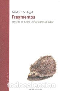 Libros: FRAGMENTOS - SCHELEGEL, FRIEDRICH