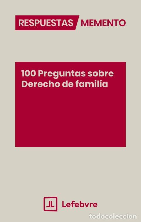 Libros: 100 PREGUNTAS SOBRE DERECHO DE FAMILIA - AA.VV