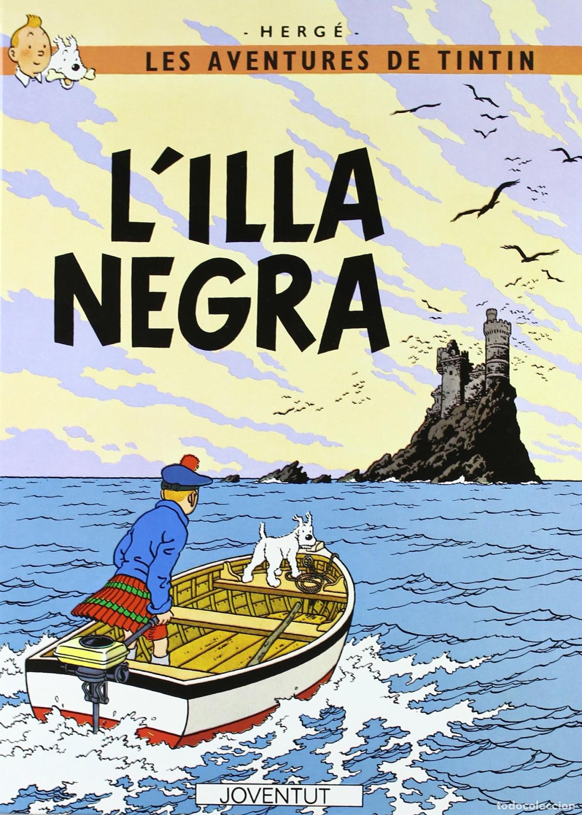 Libros: L'ILLA NEGRA - Herge tintin Catalan