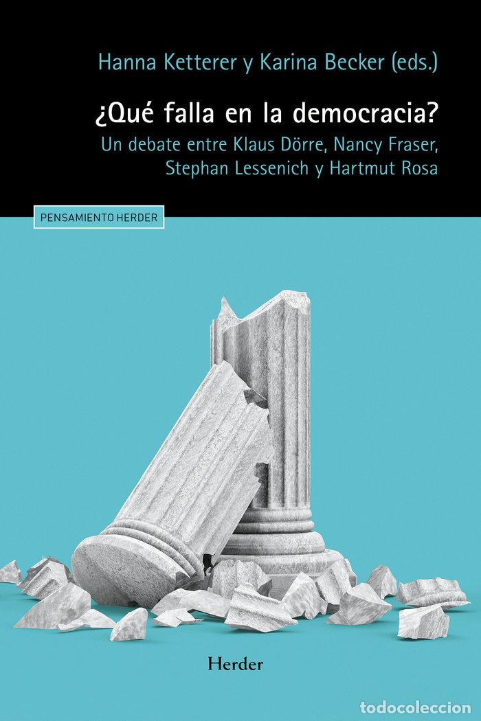 books: QUE FALLA EN LA DEMOCRACIA - .