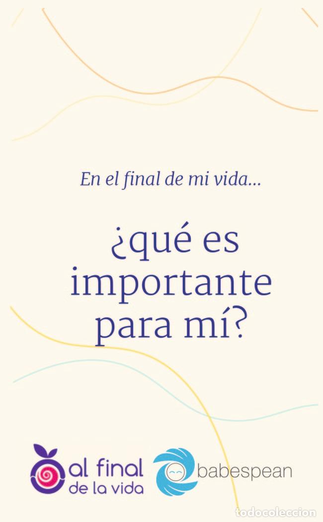 Libros: EN EL FINAL DE MI VIDA QUE ES IMPORTANTE PARA MI - BABESPEAN