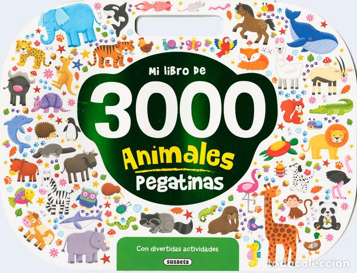Libros: MI LIBRO DE 3000 PEGATINAS ANIMALES CON DIVERTIDAS ACTIVIDAD - SUSAETA, EQUIPO