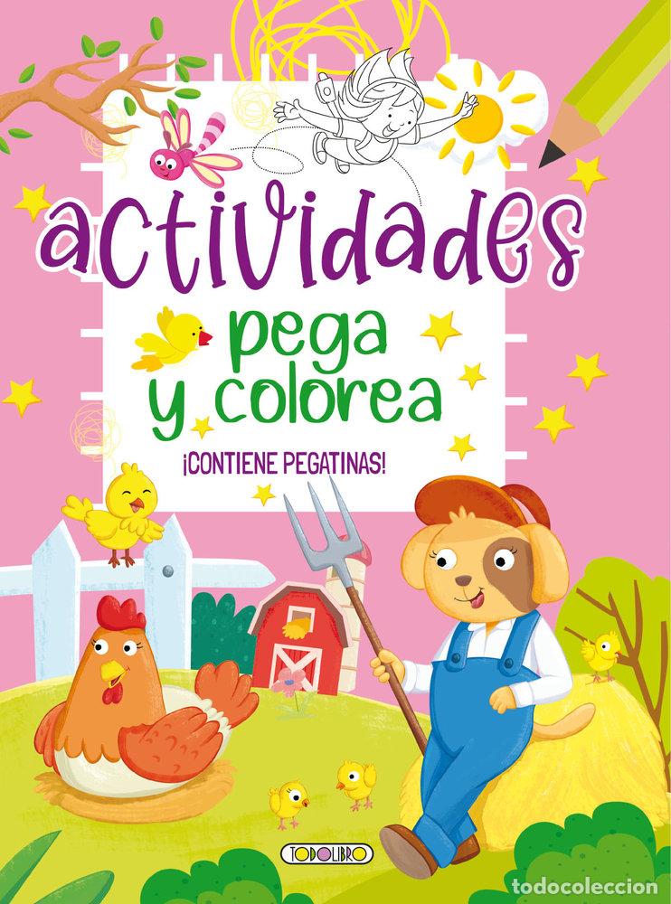 Livros: ACTIVIDADES COLOREA Y PEGA - AA.VV