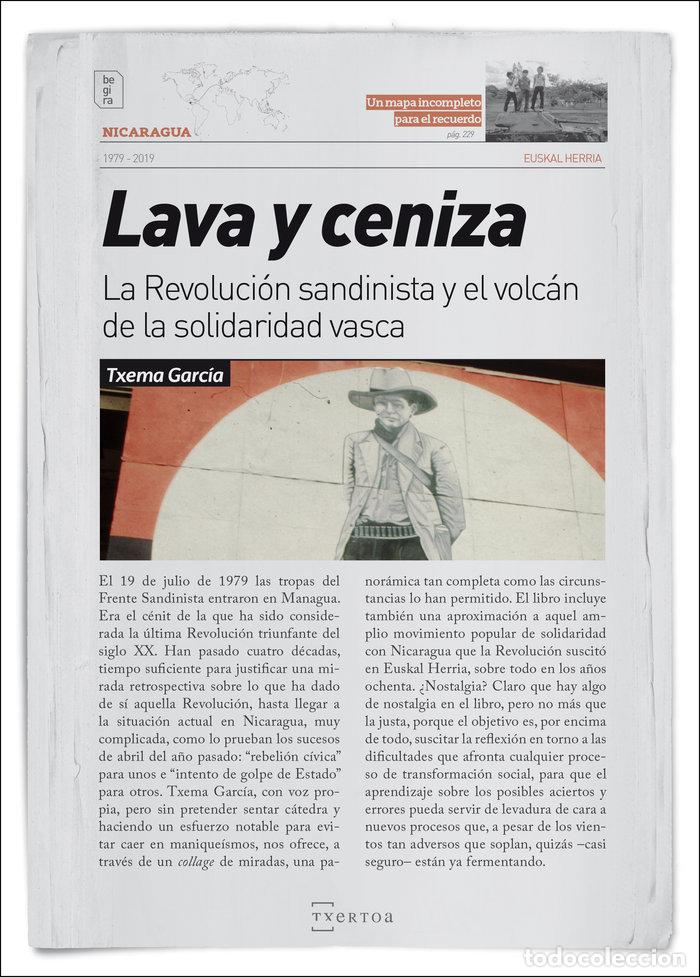 books: LAVA Y CENIZA - GARCIA PAREDES, TXEMA