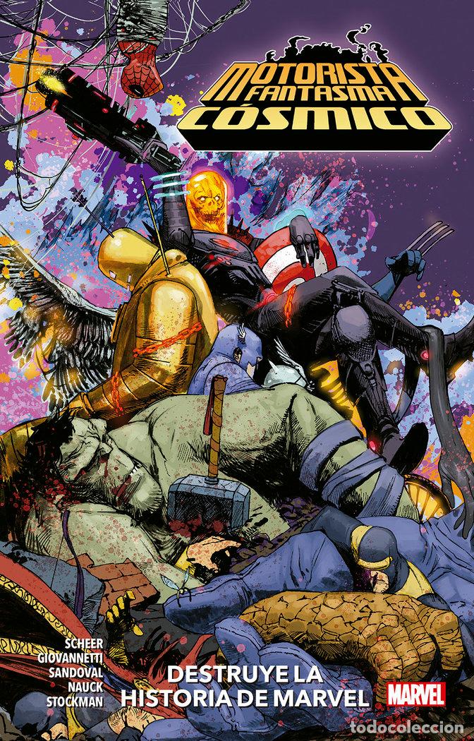 Livres: MOTORISTA FANTASMA COSMICO DESTRUYE LA HISTORIA DE MARVEL - SCHEER, PAUL