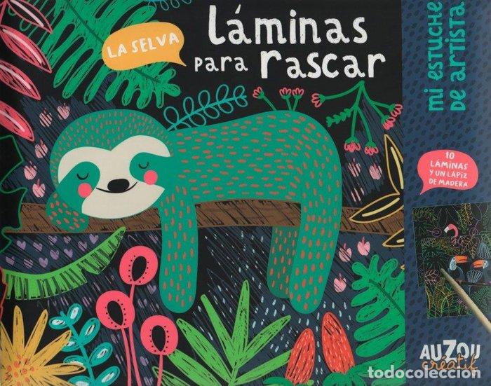 Libri: LAMINAS PARA RASCAR LA SELVA - AA.VV.