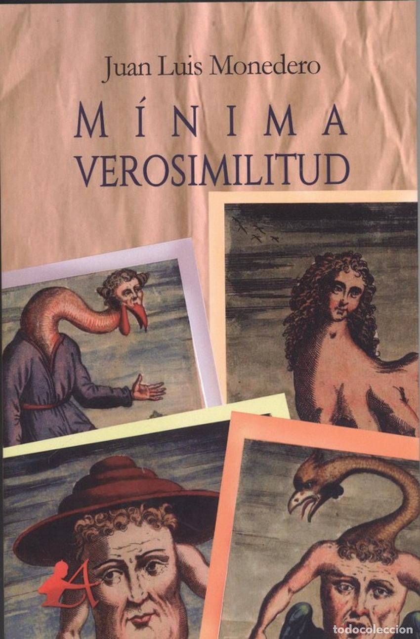 Libros: M&Iacute;NIMA VEROSIMILITUD - Monedero, Juan Luis