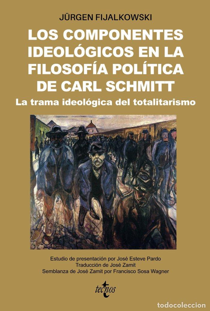 Livros: LOS COMPONENTES IDEOLOGICOS EN LA FILOSOFIA POLITICA DE CARL - FIJALKOWSKI, J&Uuml;RGEN