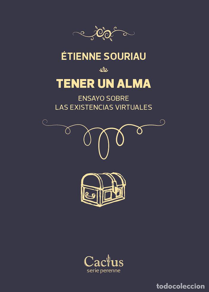 books: TENER UN ALMA - SOURIAU, ETIENNE