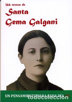 B&uuml;cher: 366 TEXTOS DE SANTA GEMA GALGANI - CERVERA BARRANCO, PABLO