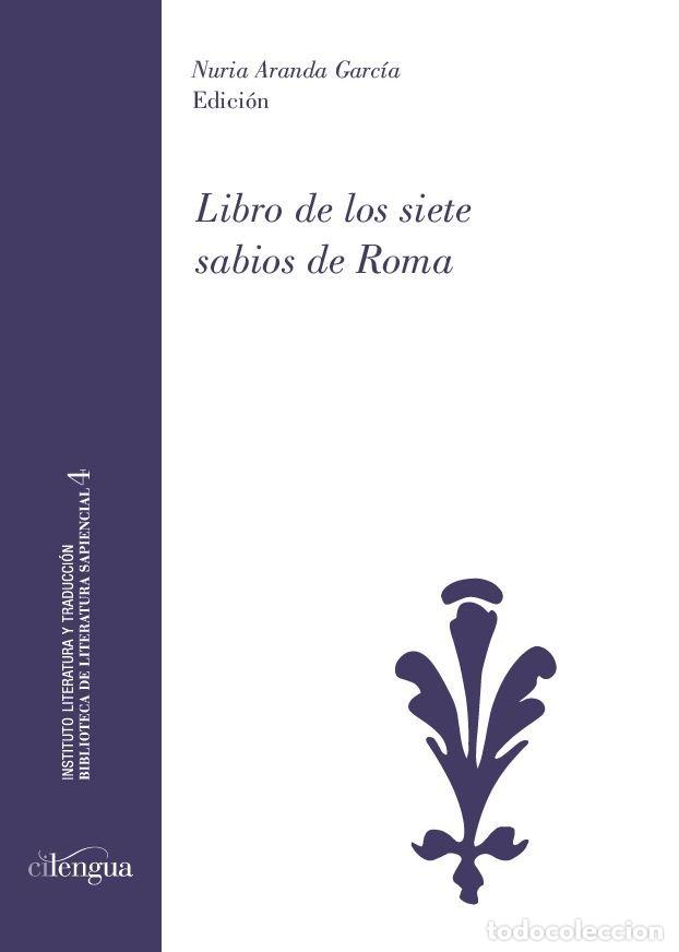 Libros: LIBRO DE LOS SIETE SABIOS DE ROMA - .