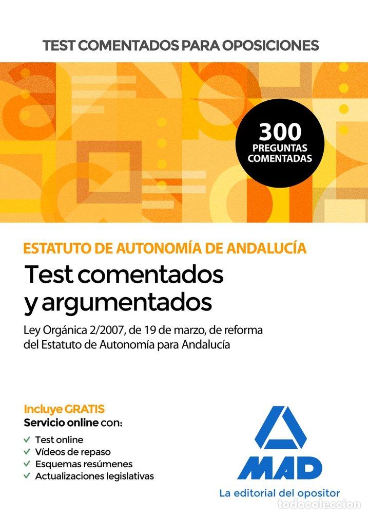 books: TEST COMENTADOS PARA OPOSICIONES DEL ESTATUTO DE AUTONOMIA D - BABI RUIZ, FERNANDO