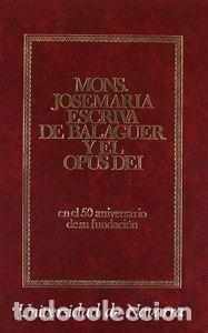 books: MONSE&Ntilde;OR J.M ESCRIVA DE BALAGUER - OBRA COLECTIVA DIR