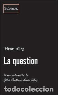Libros: QUESTION,LA - ALLEG, HENRI