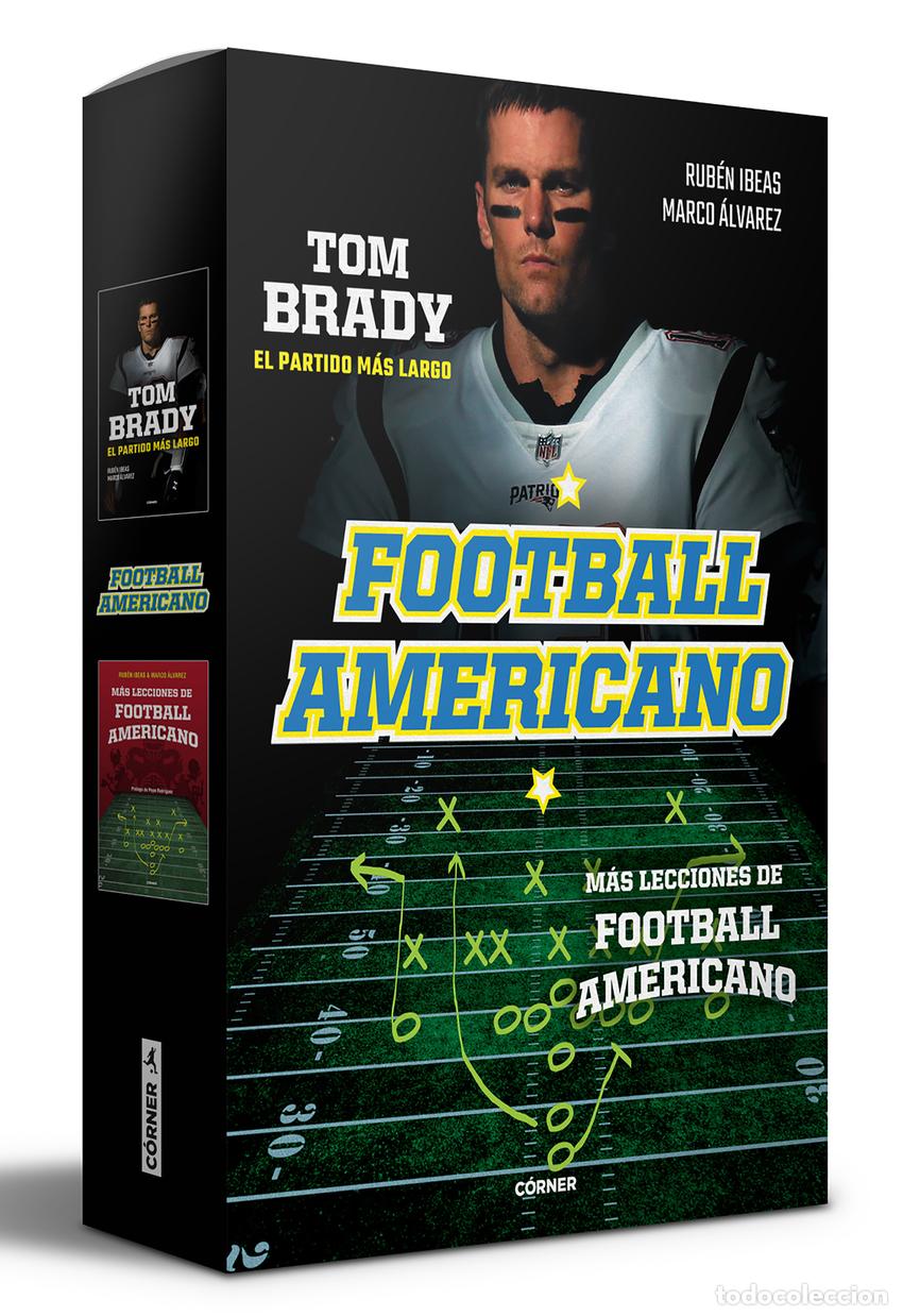 Libros: ESTUCHE FOOTBALL AMERICANO (M&Aacute;S LECCIONES DE FOOTBALL AMERICANO / TOM BRADY. EL PARTIDO M&Aacute;S LARGO) -