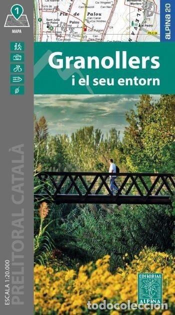 Libros: GRANOLLERS I EL SEU ENTORN MAPA 1:20.000 + CARPETA DESPLEGA - AA.VV