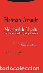 Libri: MAS ALLA DE LA FILOSOFIA - ARENDT, HANNAH