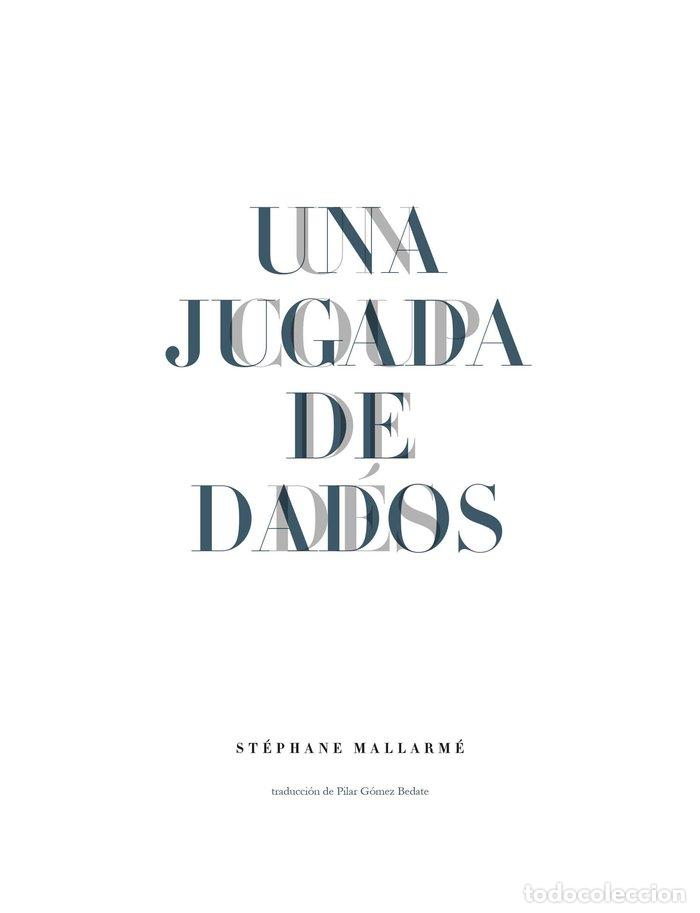 Libros: UNA JUGADA DE DADOS - MALLARME, STEPHANE