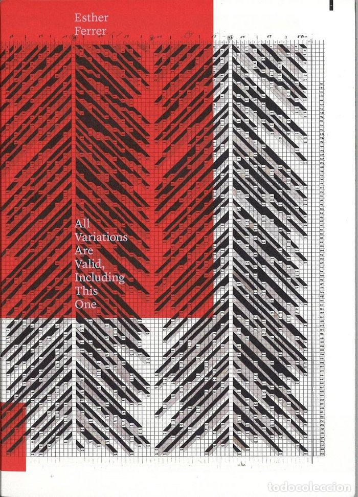 B&uuml;cher: ESTHER FERRER ALL VARIATIONS ARE VALID INCLUDING THIS ONE - AA.VV