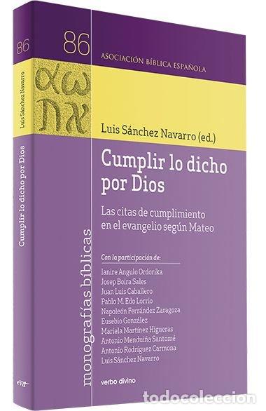 B&uuml;cher: CUMPLIR LO DICHO POR DIOS - SANCHEZ NAVARRO, LUIS