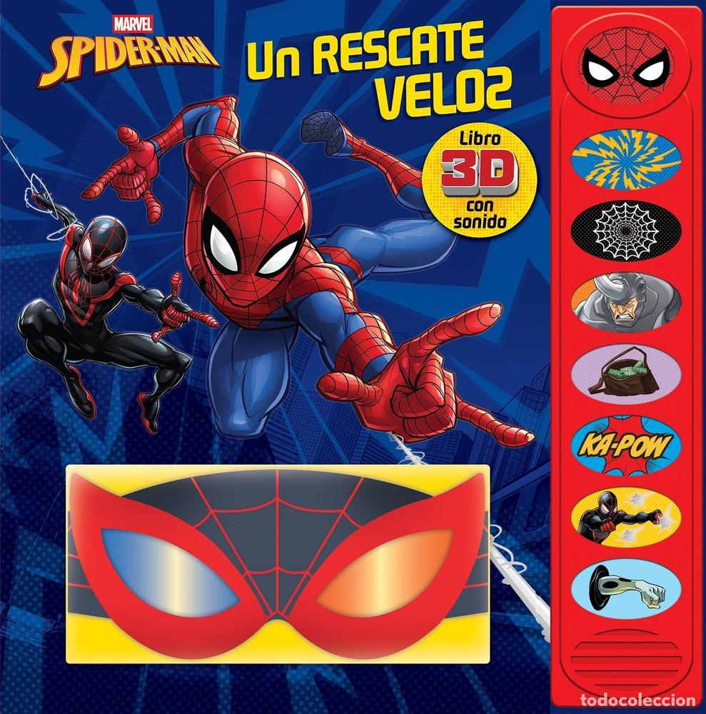 B&uuml;cher: UN RESCATE VELOZ LIBRO 3D CON SONIDO SPIDERMAN - SPIDERMAN