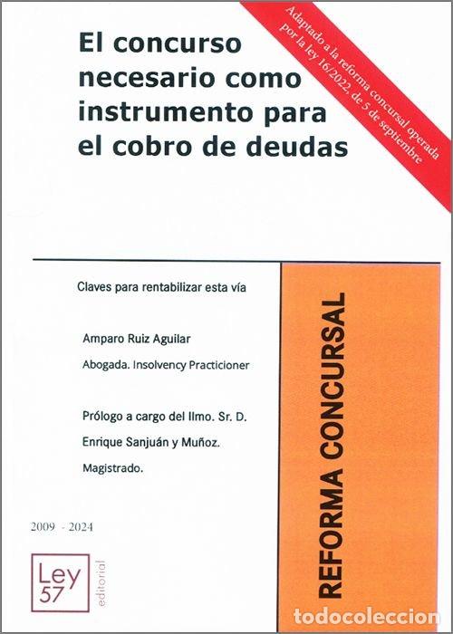 Libros: EL CONCURSO NECESARIO COMO INSTRUMENTO PARA COBRO DEUDAS - AMPARO RUIZ AGUILAR